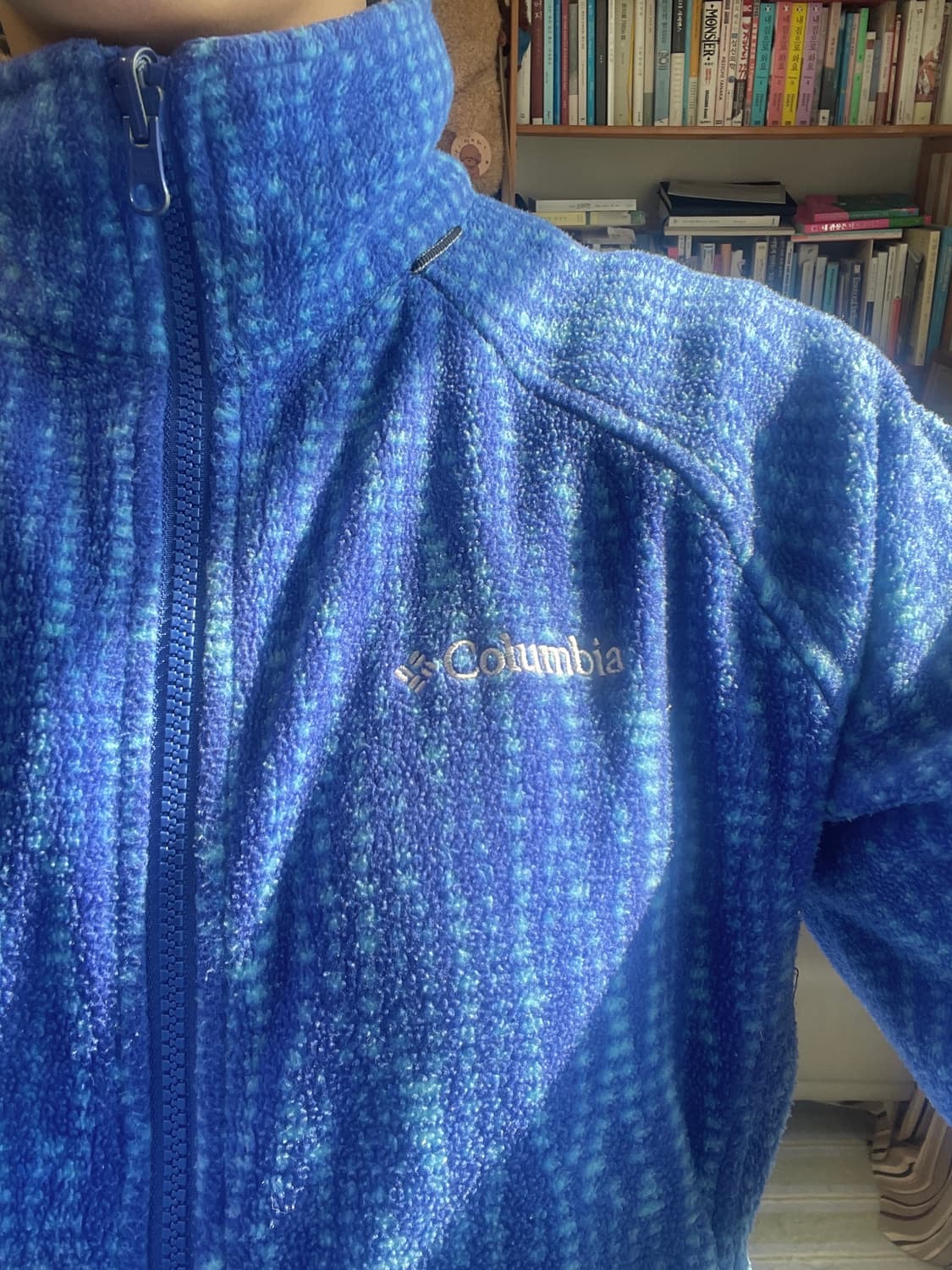 콜롬비아 후리스 블루 겨울 이너 봄 아우터 상품이미지2