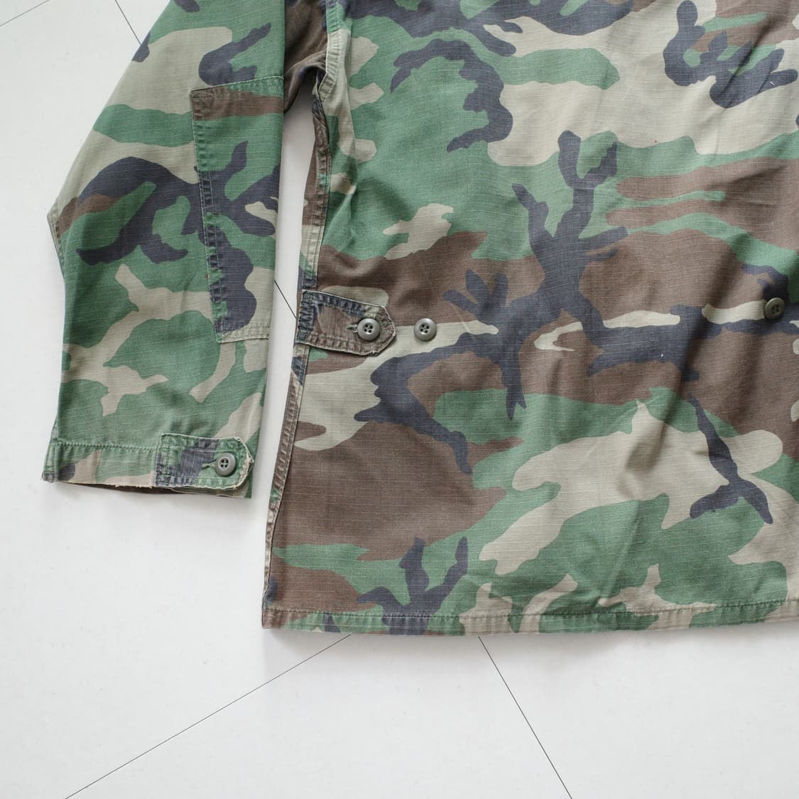 90s 미군 오리지널 우드랜드 립스탑 BDU 자켓 (S-R) 상품이미지10