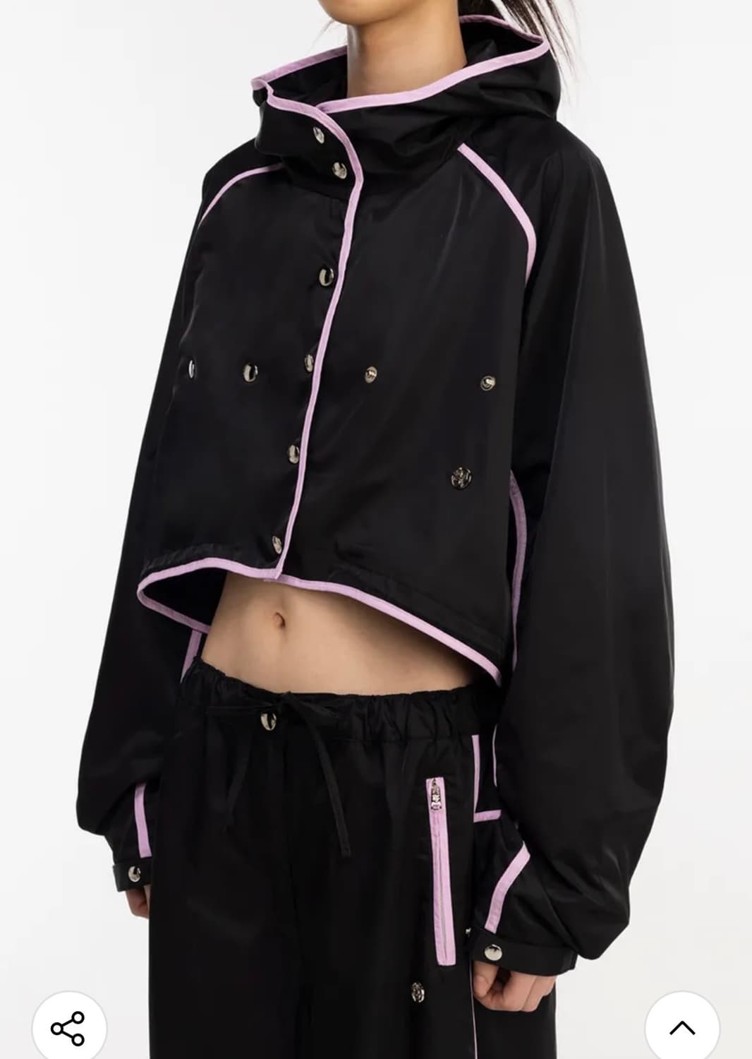 김미더영 G BIAS LINE JUMPER / BLACK 상품이미지2