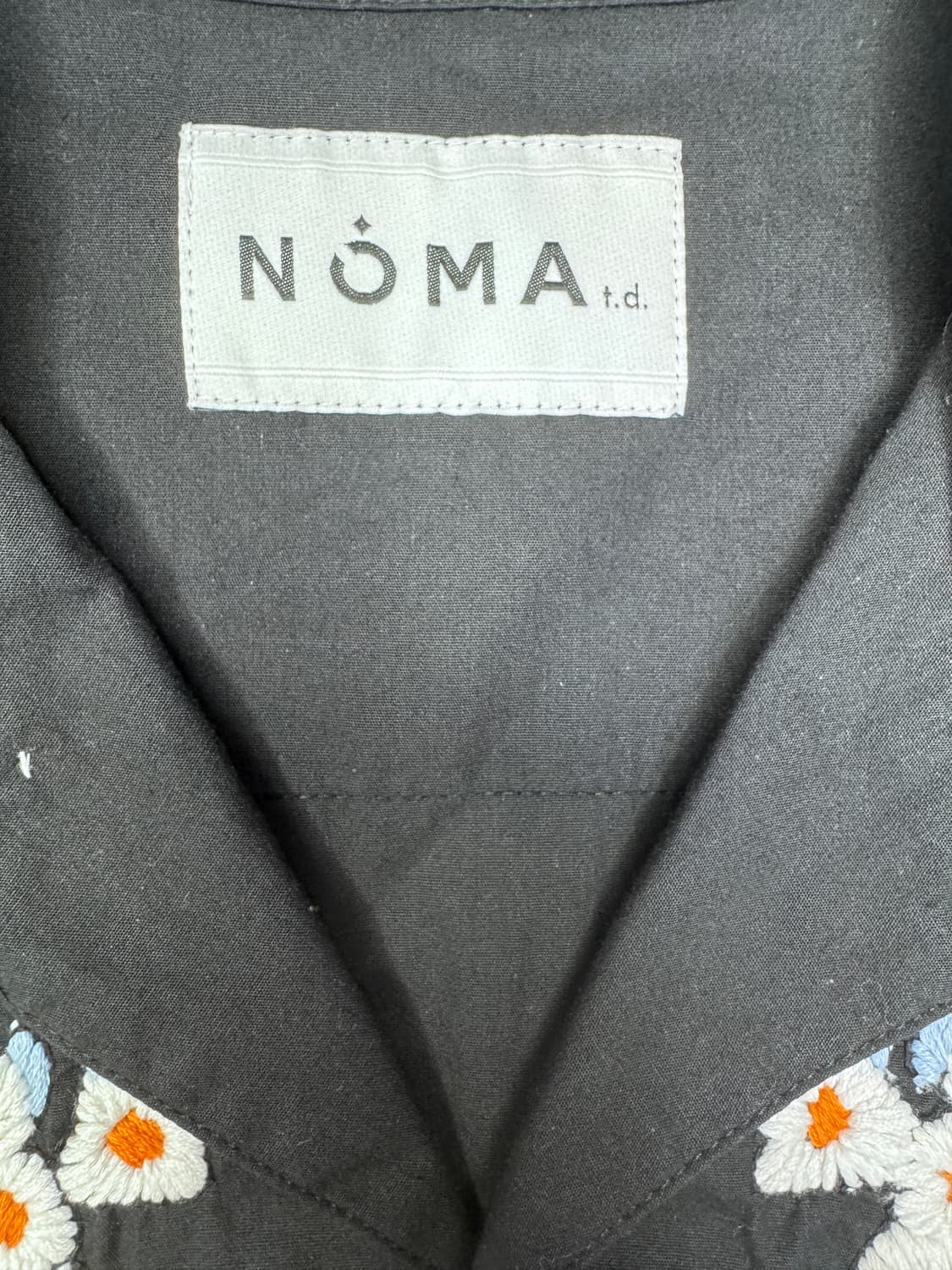 NOMA t.d. 플라워 자수 반팔 셔츠 2 상품이미지5