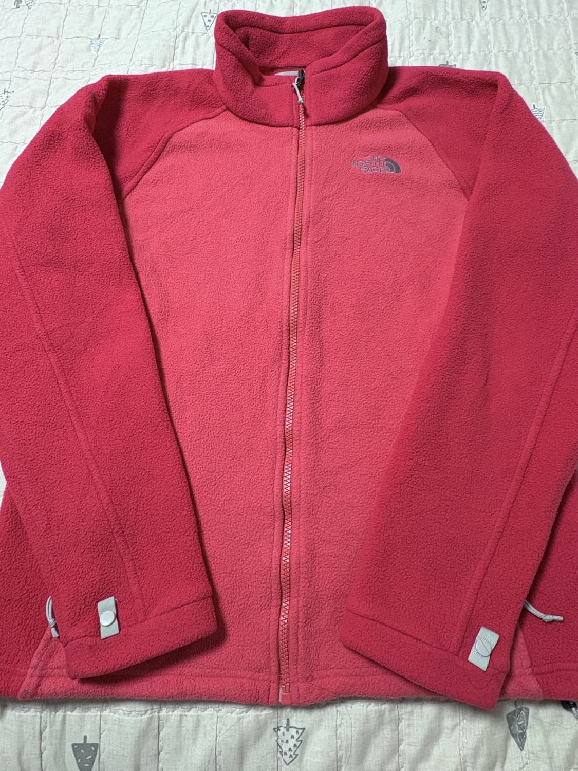 노스페이스 코랄핑크 후리스 집업 빈티지 상품이미지1