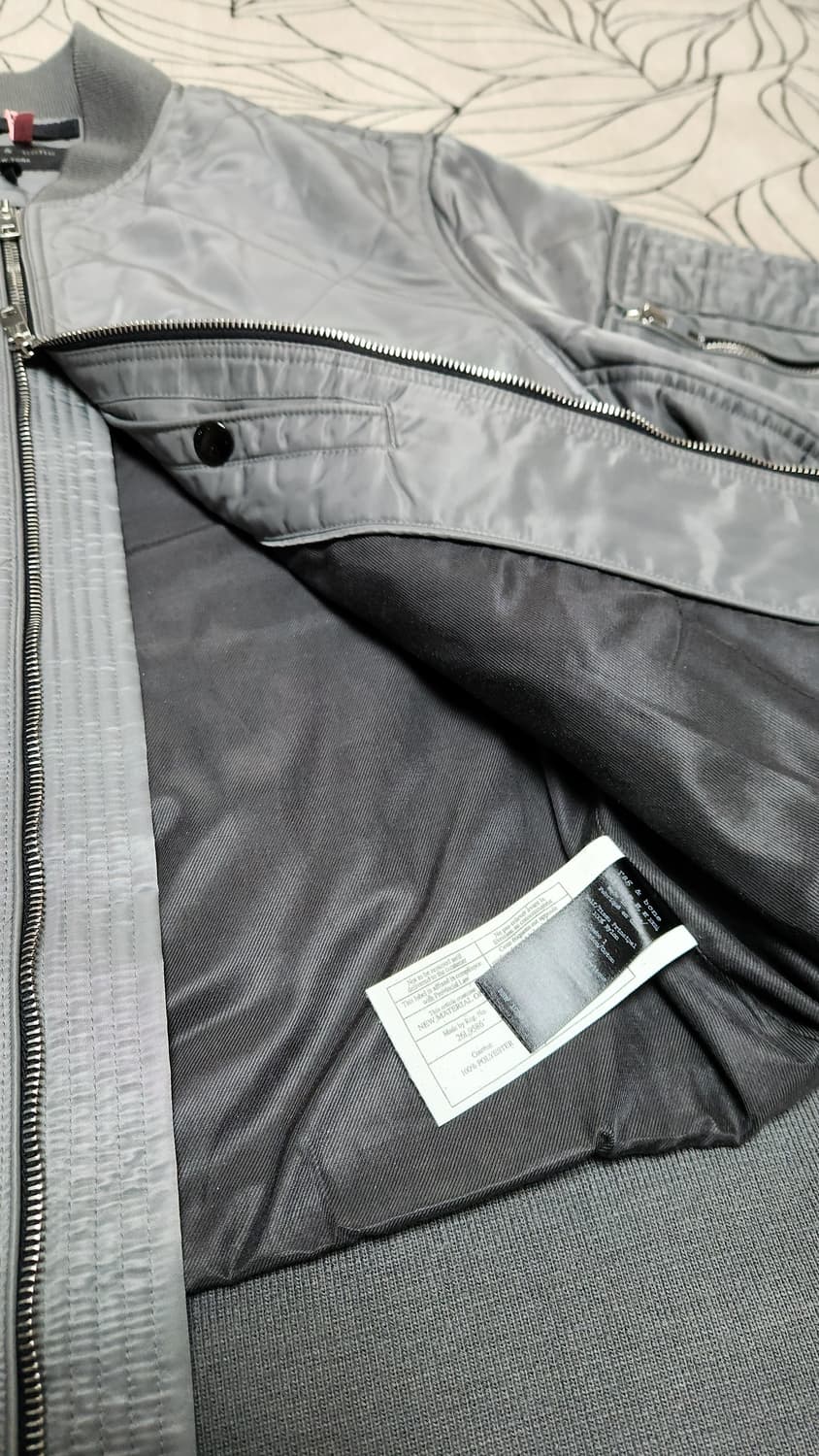 Rag & Bone 다이아 퀼팅 봄버 그레이 자켓 M 넉넉 100 상품이미지7