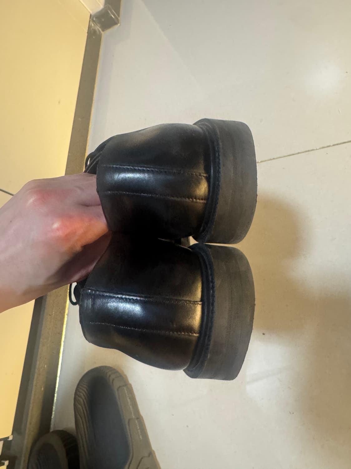 zara 자라 소가죽 레더 에센셜 더비슈즈 구두 43사이즈 판매 상품이미지3