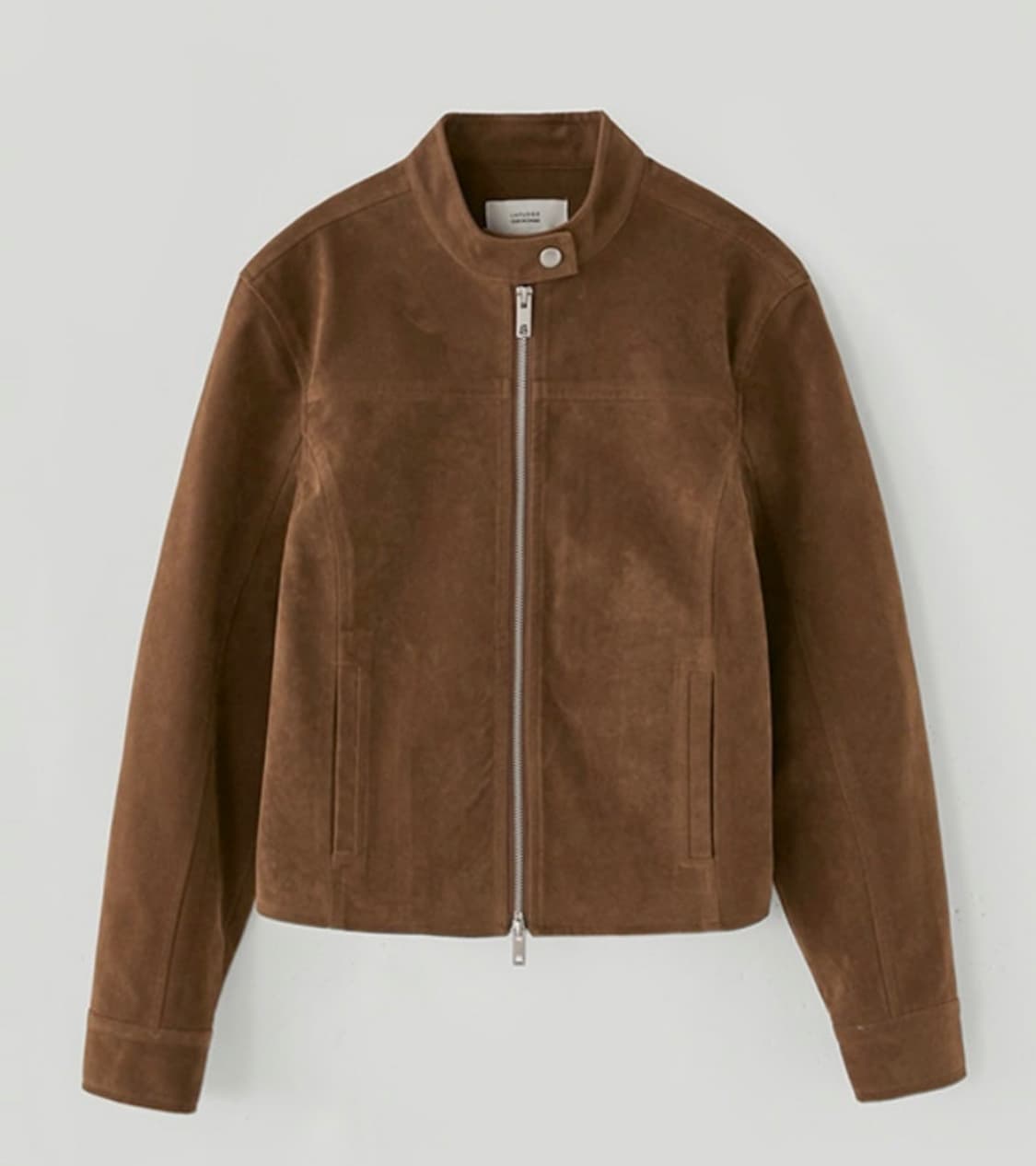 라퍼지 포 우먼 오로 버핑레더 인시전 스웨이드 자켓 브라운 상품이미지1
