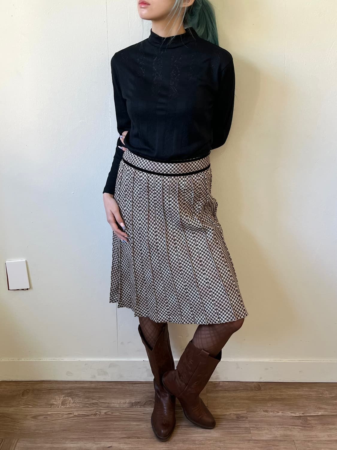 Vingt-trois 트위드 스커트 상품이미지6