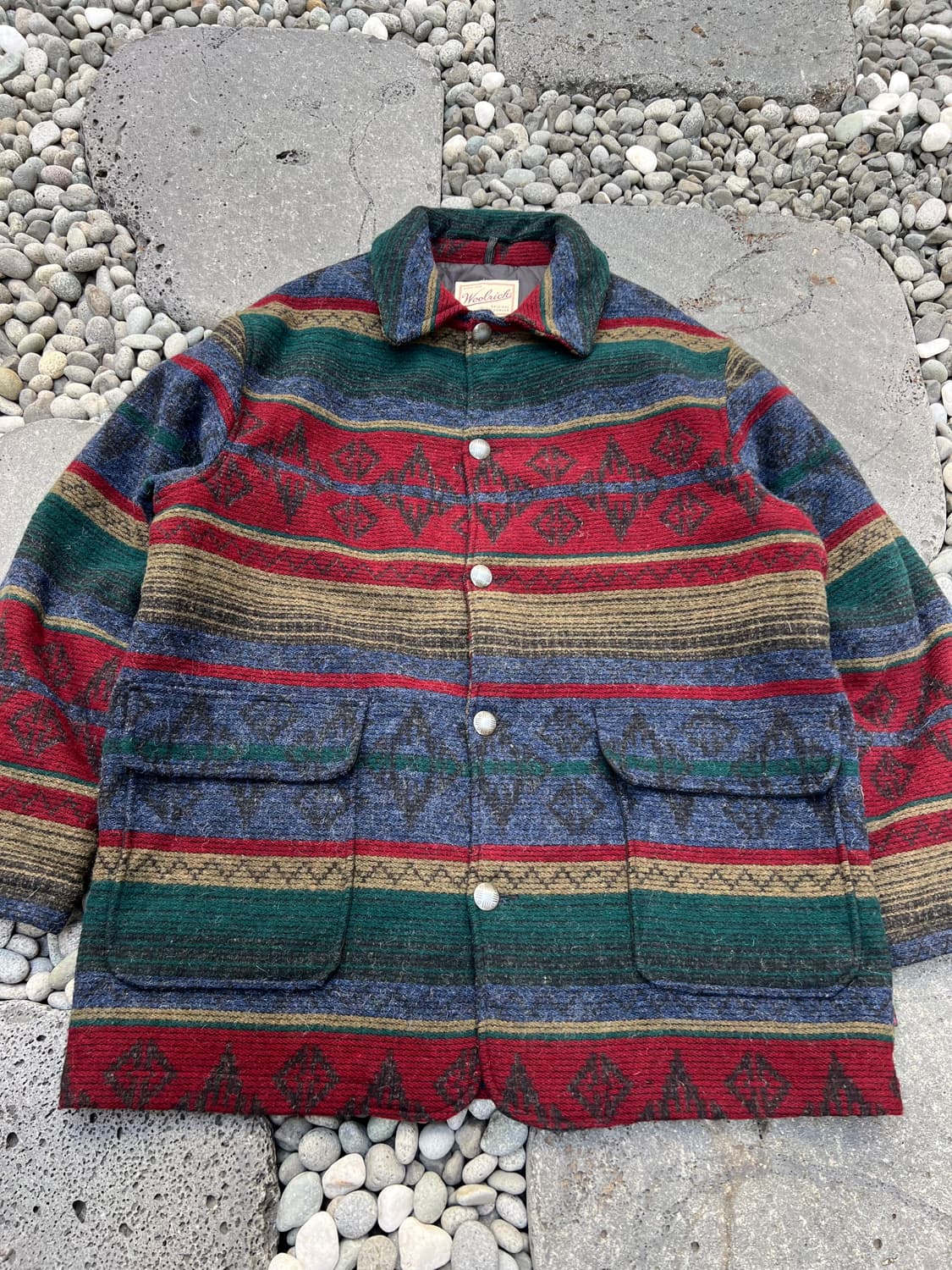 90s WOOLRICH NATIVE AMERICAN 울리치 블랭킷울자켓 상품이미지3