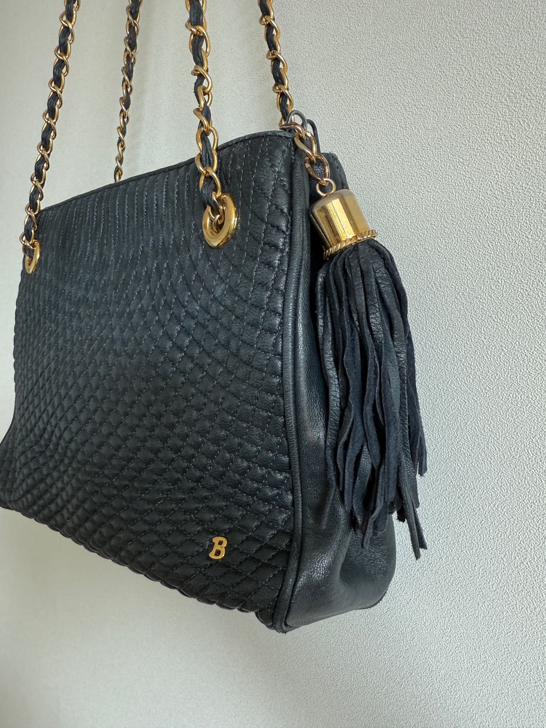 올드 발리(BALLY) 레더 체인 숄더백 상품이미지3