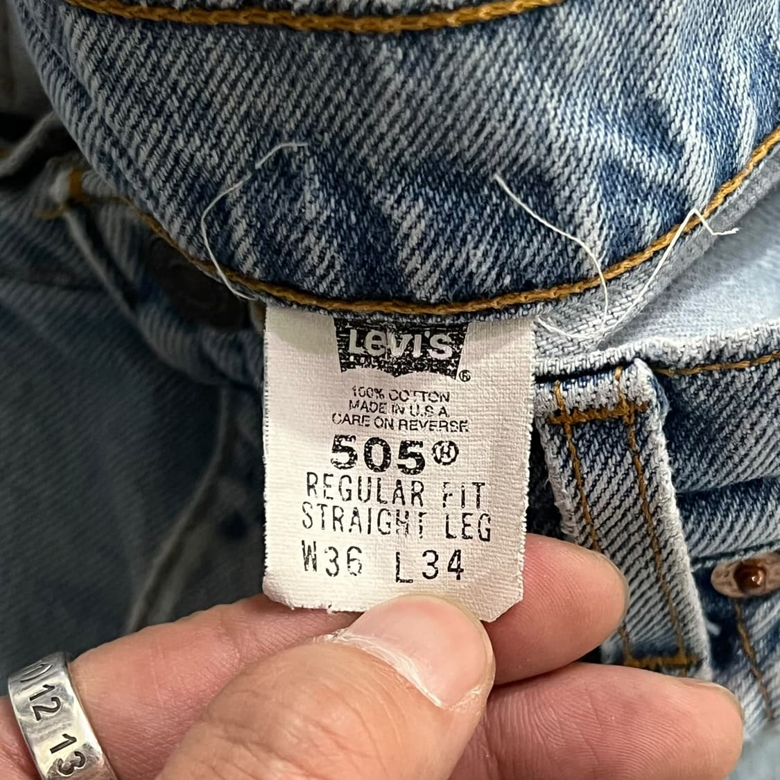  USA 리바이스 505 데님팬츠 y14184 상품이미지9