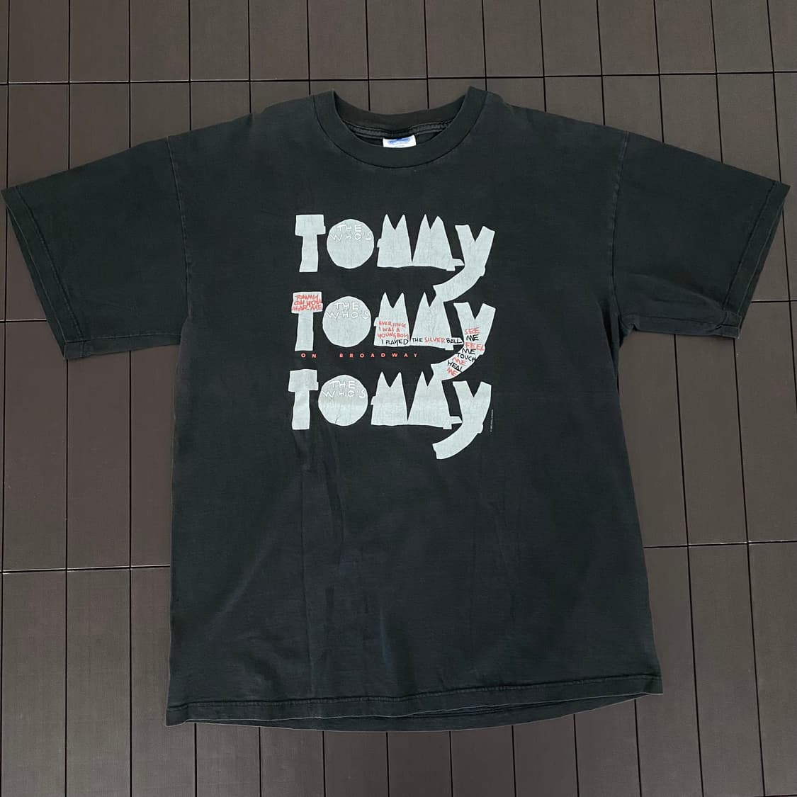 (XL) 90s 빈티지 the who tommy 더후 밴드티 상품이미지1