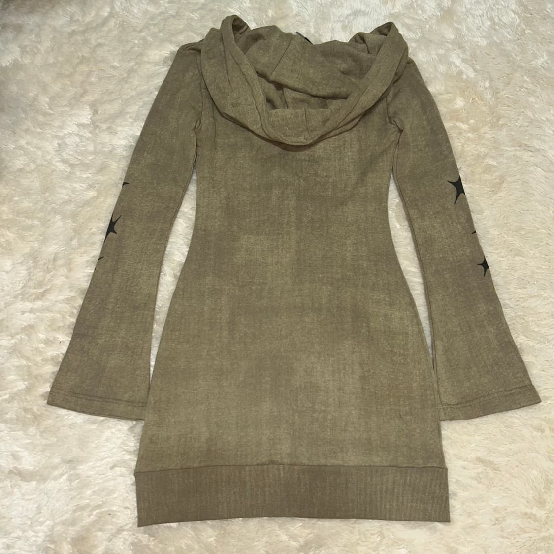 24ans 여성 스웨트셔츠 후드 원피스 상품이미지5