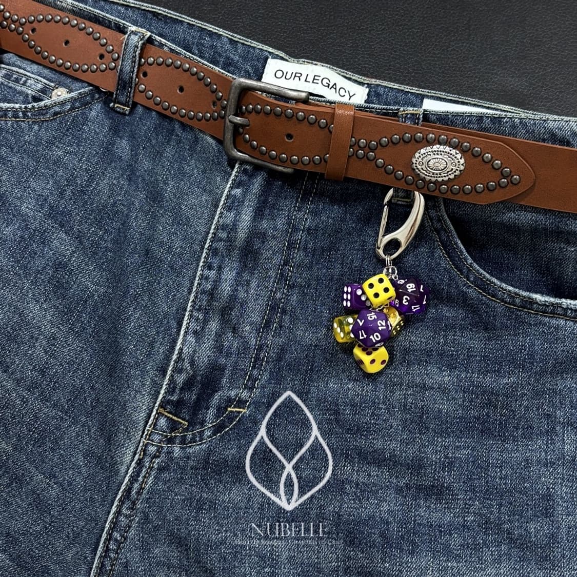 🌗 Ethnic stud belt / 에스닉 스터드 웨스턴 벨트 상품이미지9
