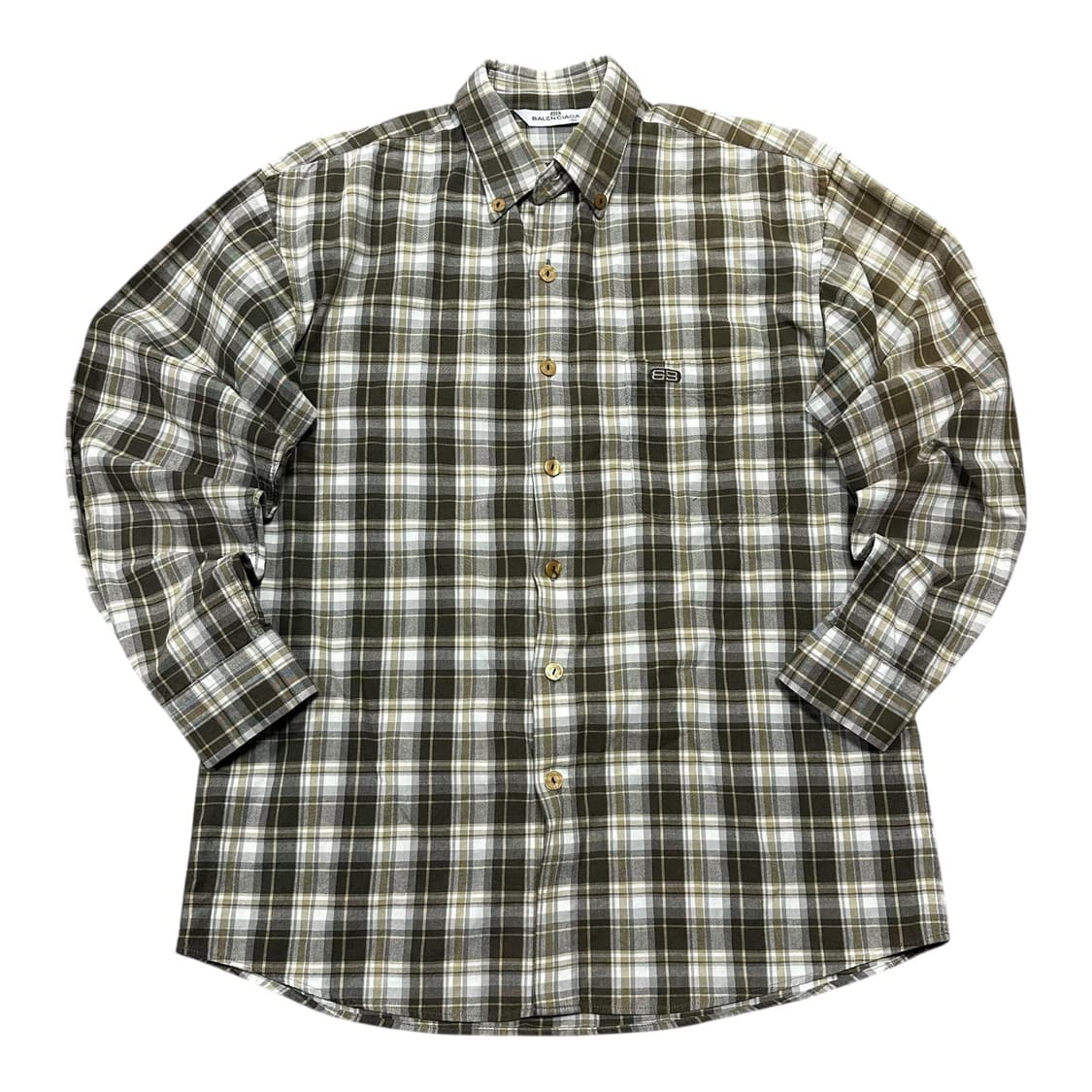 ✨ (바배) 발렌시아가 올드스쿨 체크 셔츠  상품이미지1