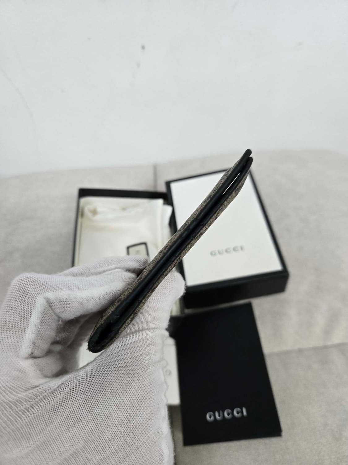 [보증서 정품] 구찌 앵그리캣 반지갑 상품이미지1