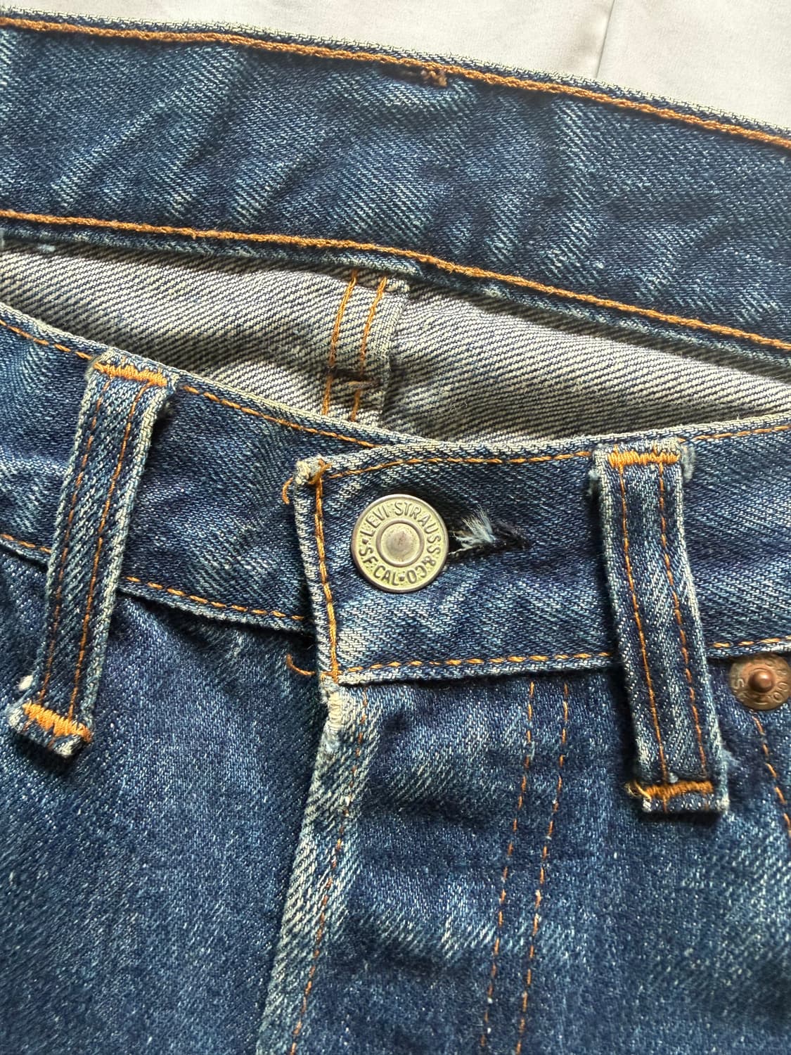 70s 리바이스 501 66전기 데님 팬츠  상품이미지4