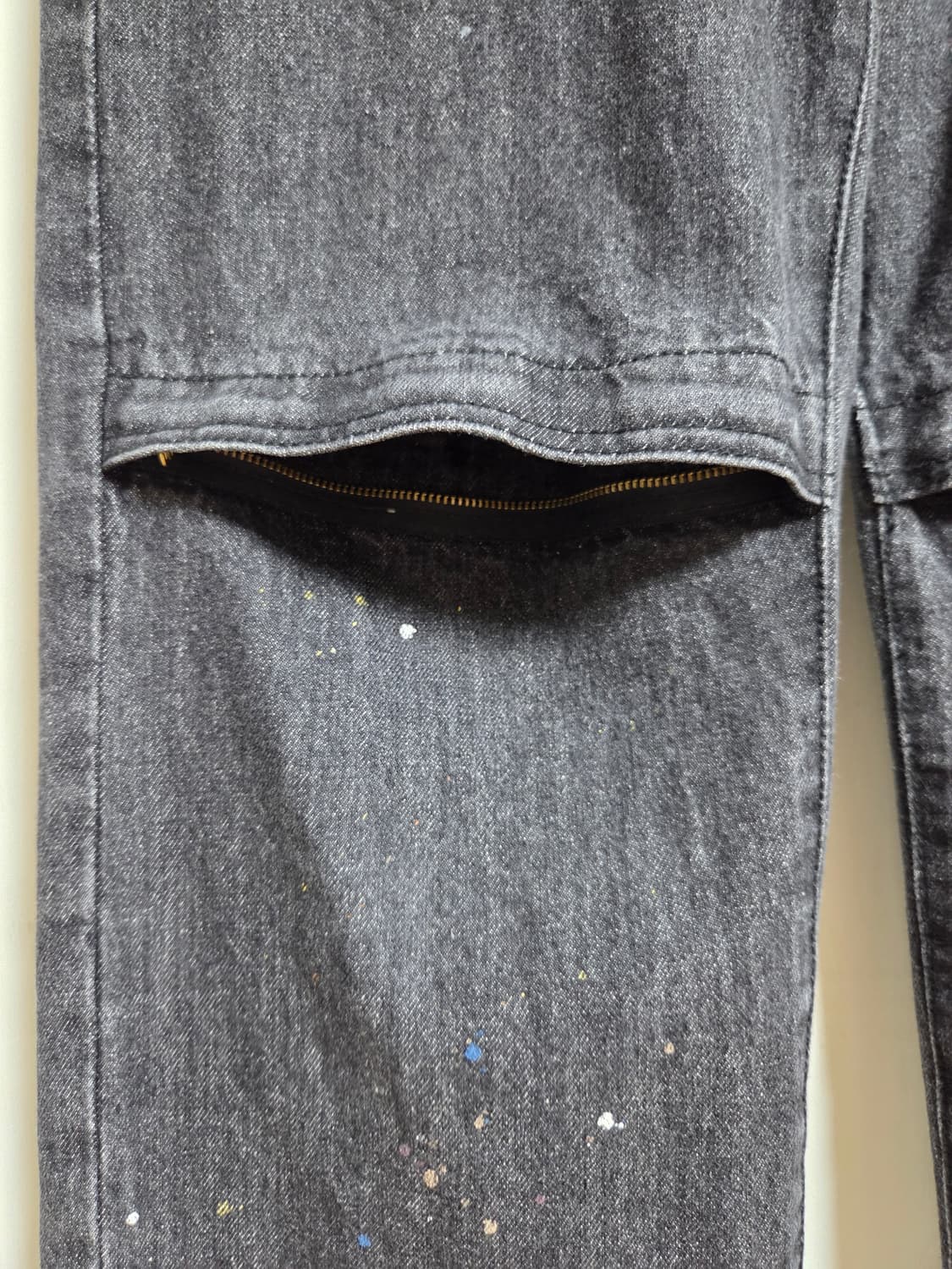 [셋업] 인세인개러지 x 슬로우보이 페인티드 데님 셋업 상품이미지9