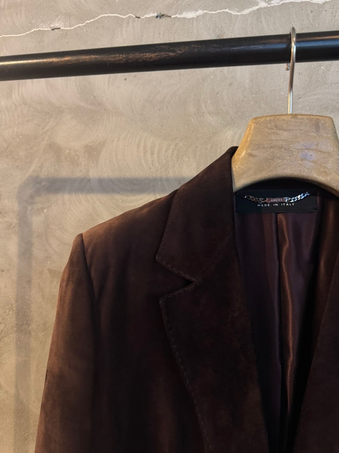 GUCCI 구찌 스웨이드 레더 테일러드 자켓 55~66 상품이미지2