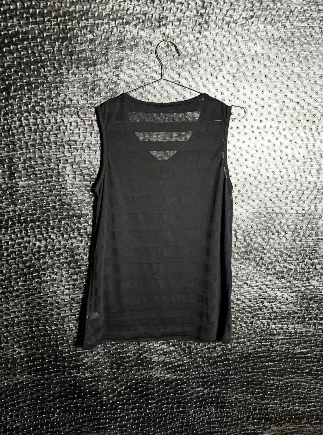 스터드 스트라이프 슬리브리스 상품이미지2