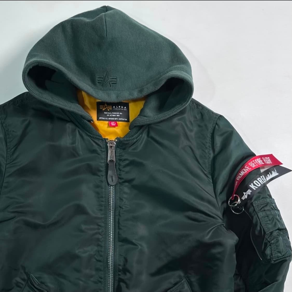 알파인더스트리 후드 ma-1 자켓 상품이미지2