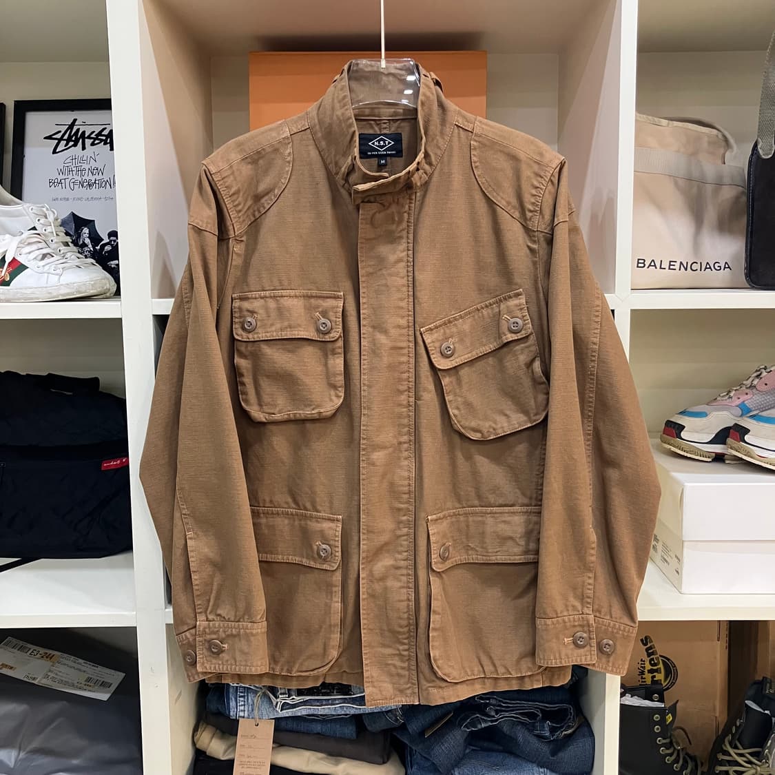 N.S.T 브라운 멀티 포켓 코튼 자켓 M  상품이미지1