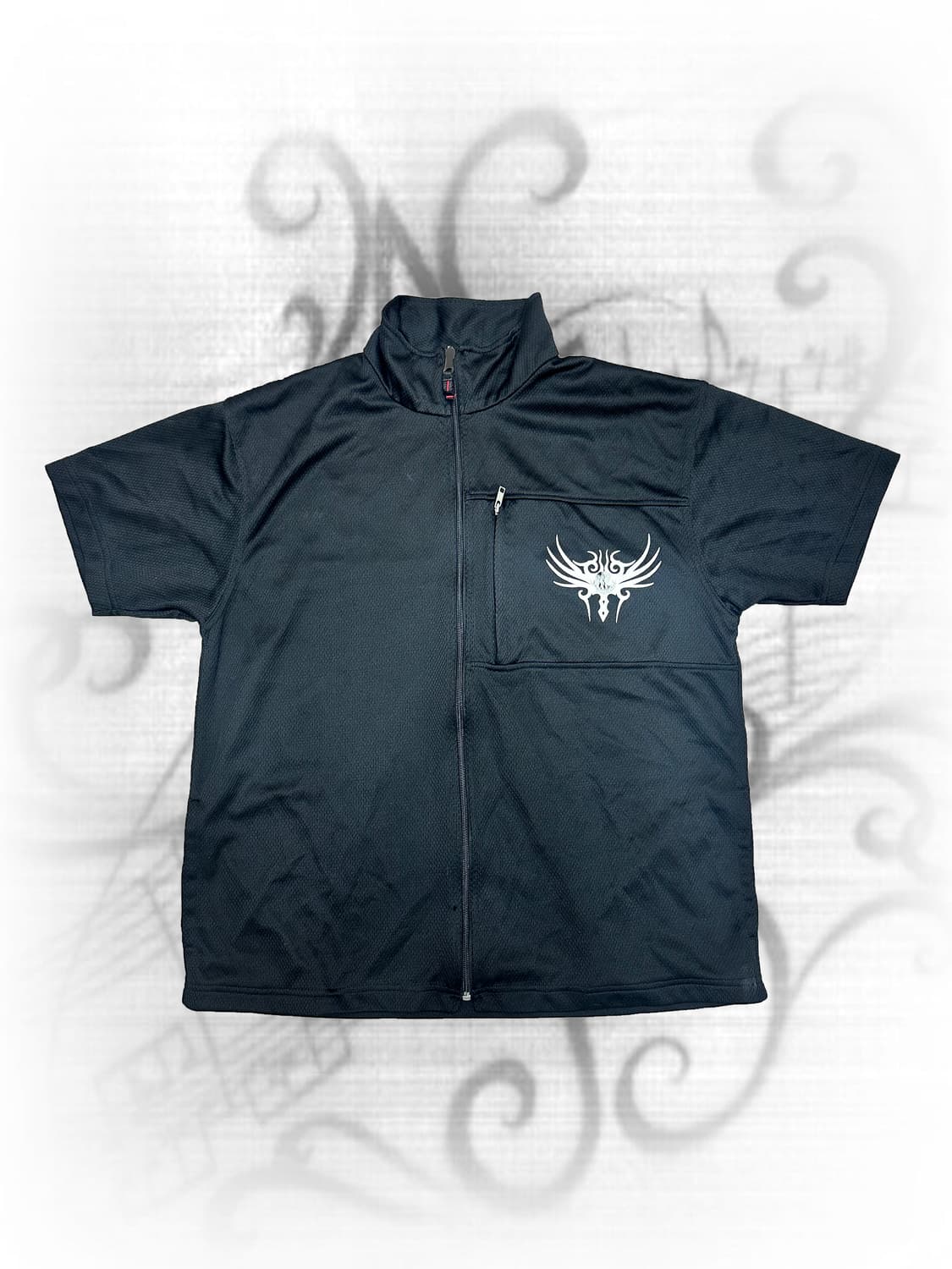 펑크스타일 드래곤 집업 티셔츠 상품이미지1