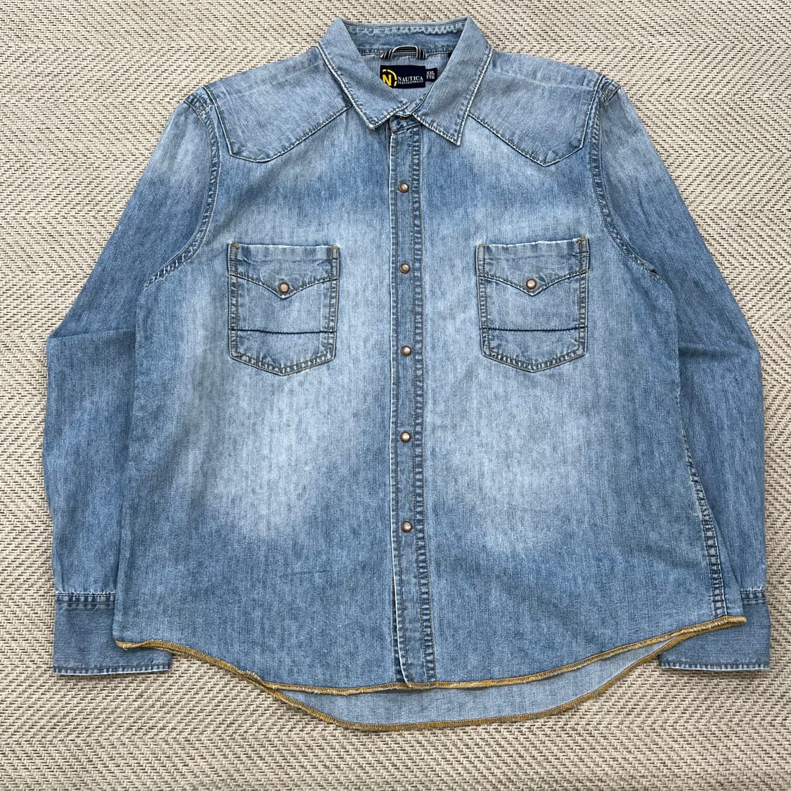 노티카 워크 데님 셔츠 r3352 상품이미지1