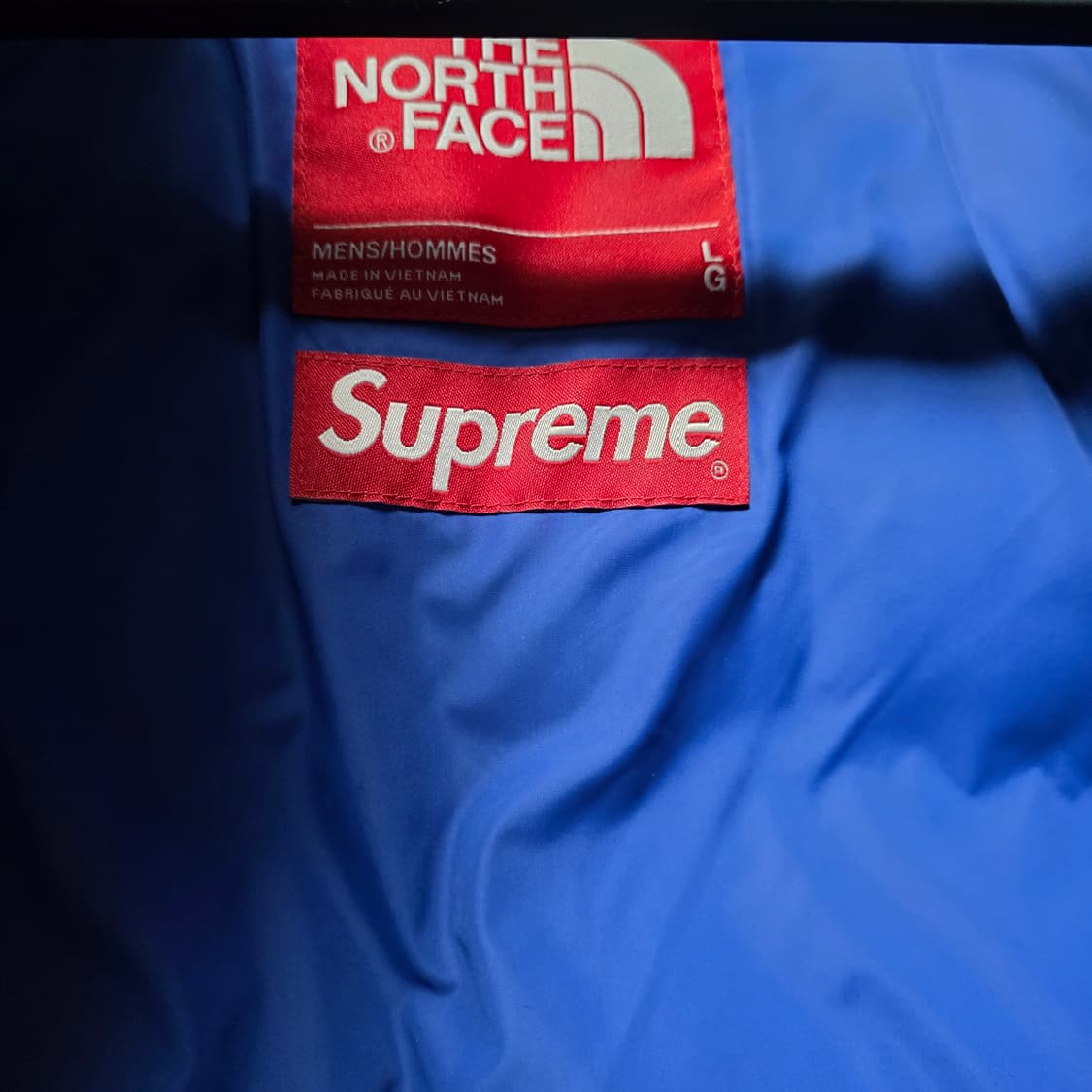 슈프림 × 노스페이스 스웨이드 눕시 L 상품이미지6