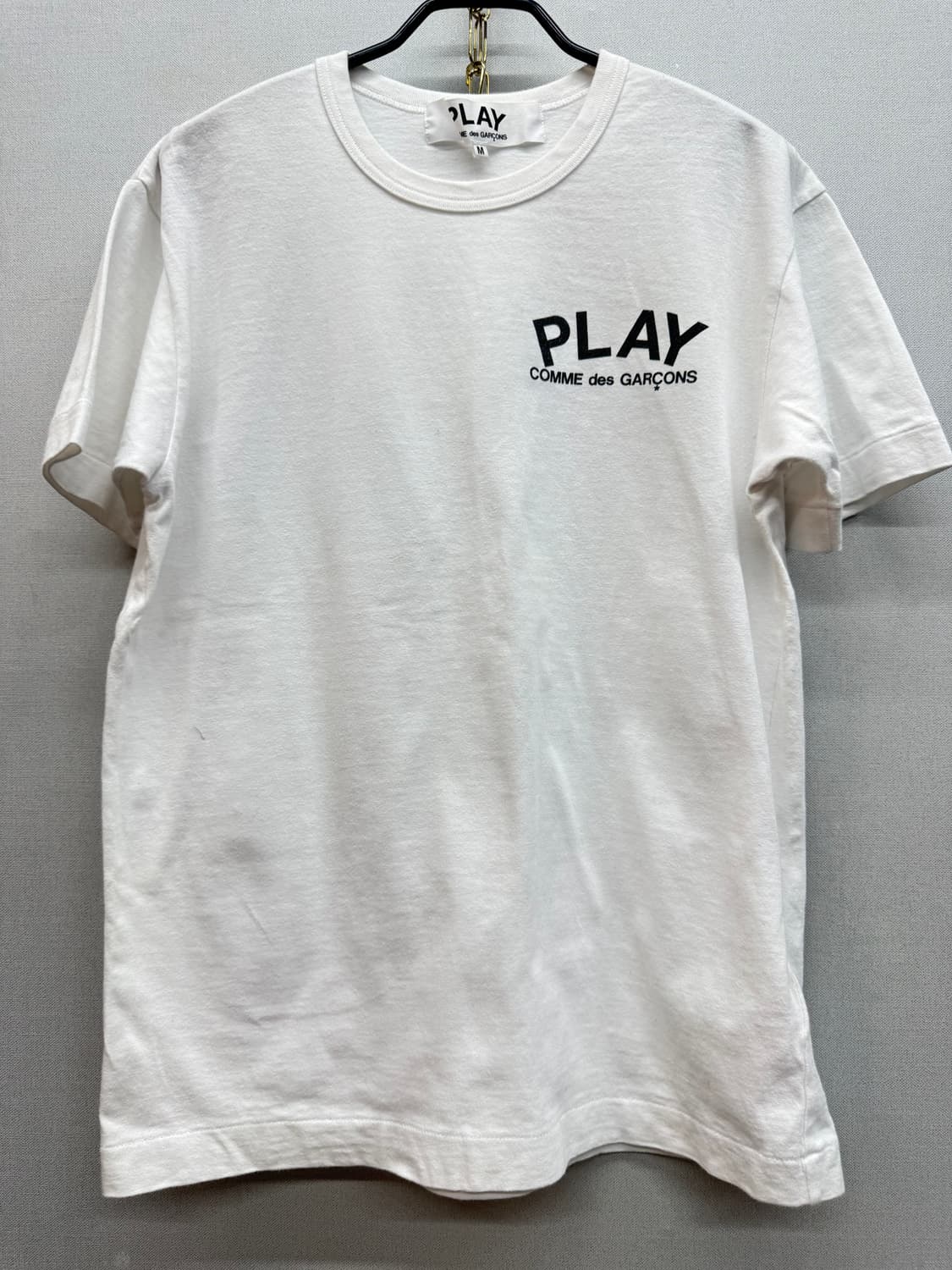 꼼데가르송 플레이 로고 반팔티 M(S~M) 상품이미지1