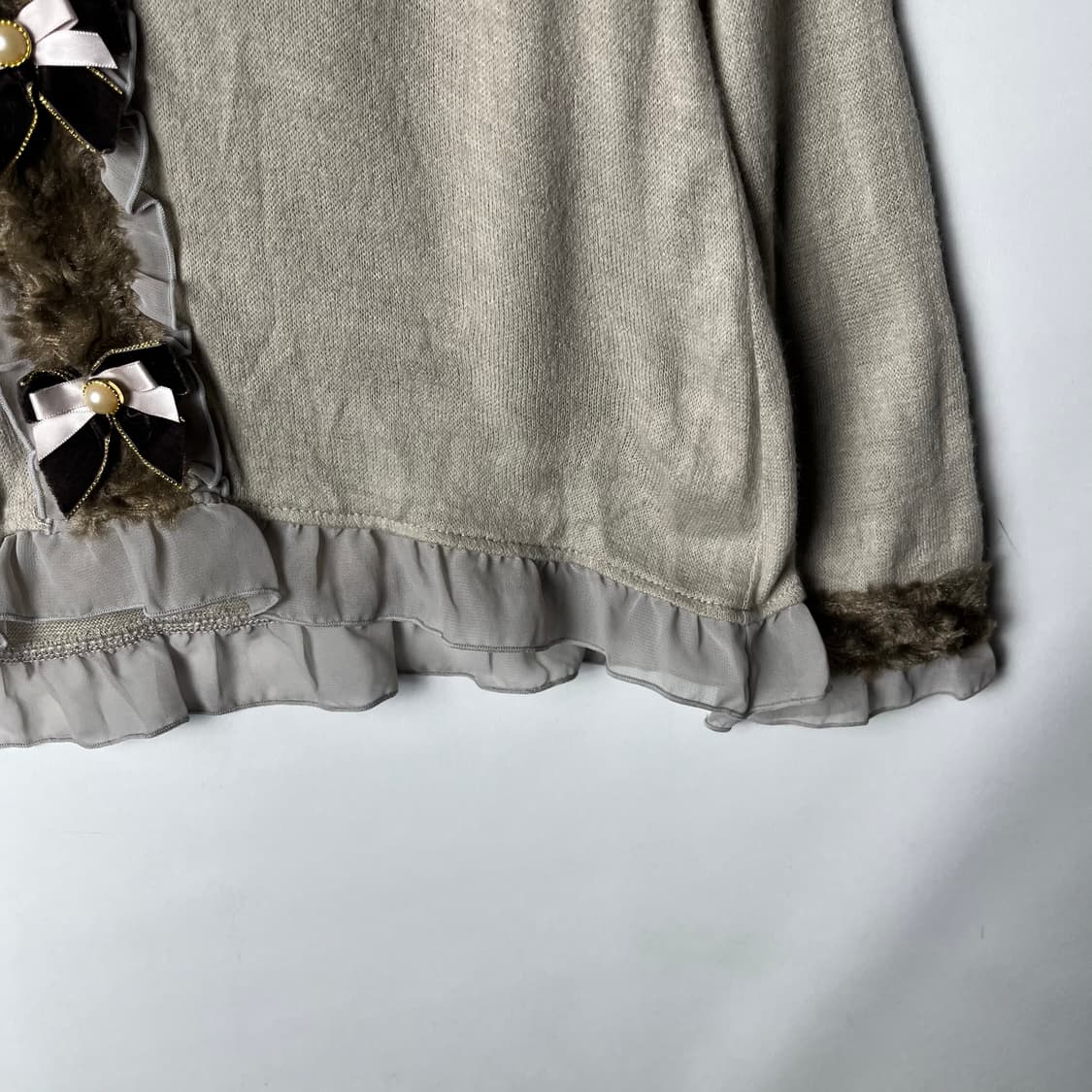 [AXES FEMME] 엑시즈팜 라떼갸루 퍼 니트 상품이미지4