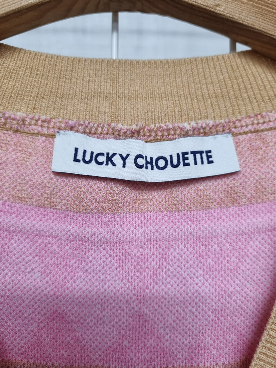 (택포) 럭키슈에뜨 크롭 한소희 니트조끼  니트베스트 (새상품급) 상품이미지6