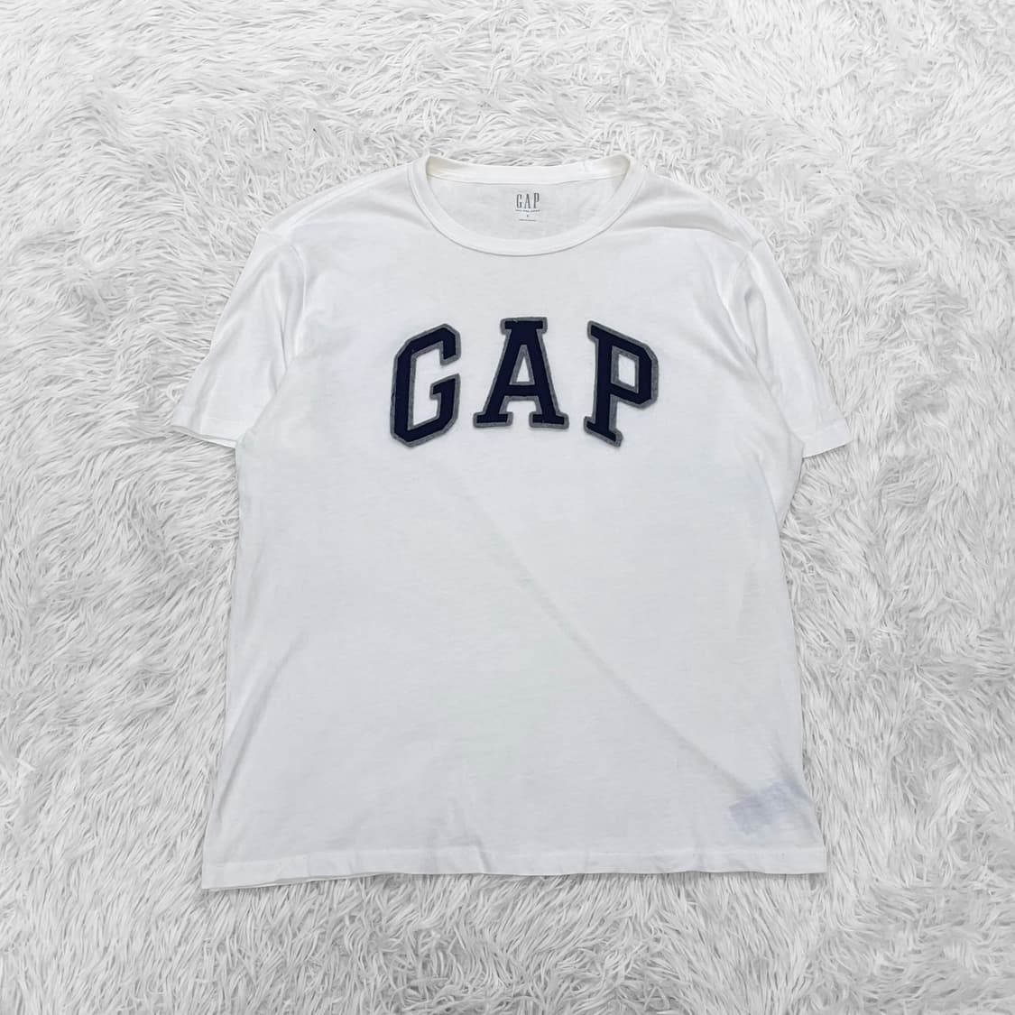 갭 Gap 스펠 로고 반팔티 화이트 상품이미지2