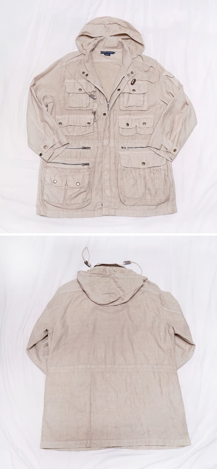 랄프로렌 (RL) 린넨 멀티포켓 헌팅 필드자켓 (M95/ 100+) 상품이미지2