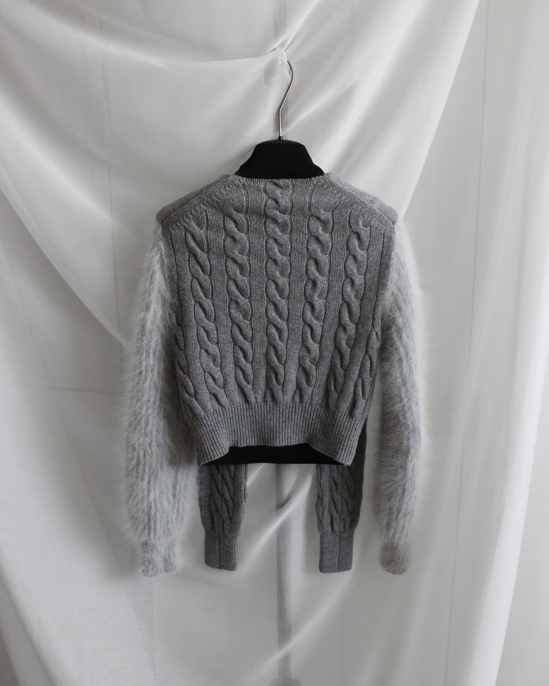 페이크 슬리브 니트 상품이미지5