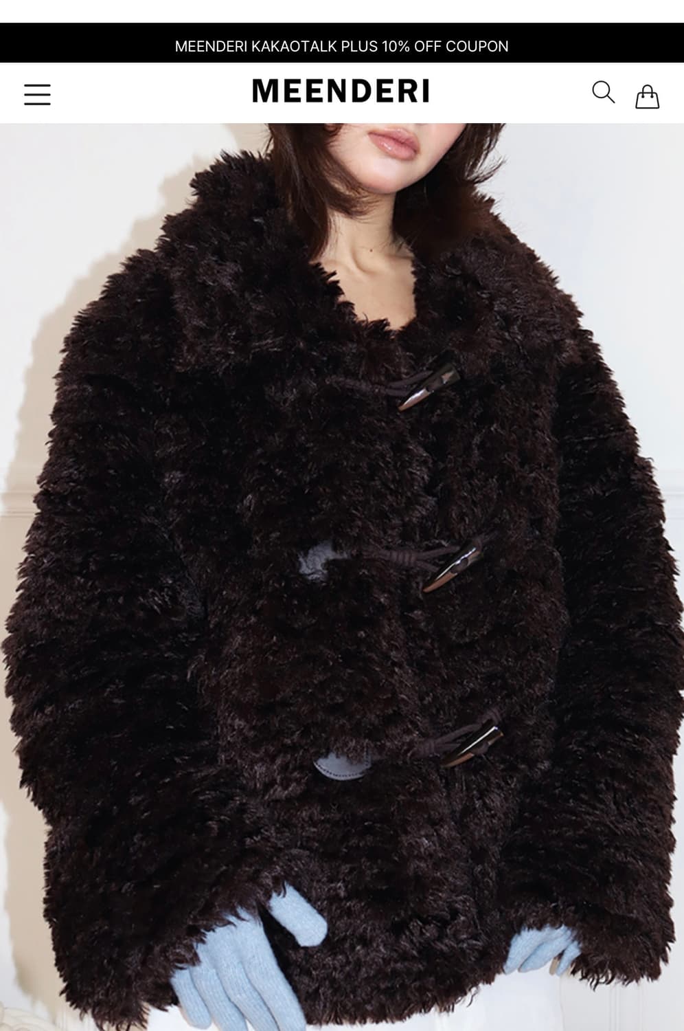 민더리 토글 퍼자켓 상품이미지2