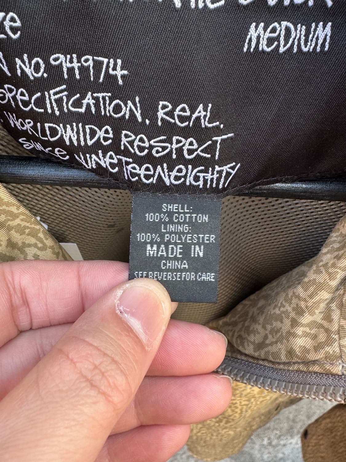 90s 스투시 어센틱 패치워크 자켓  상품이미지4