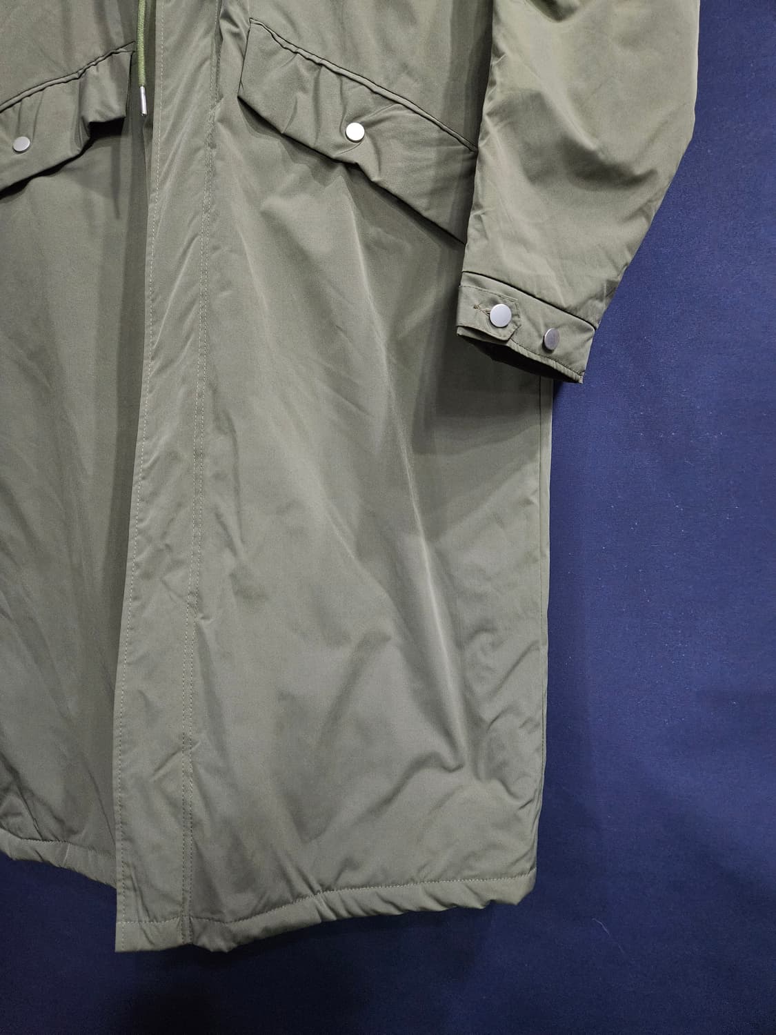 SCENT 카키컬러 남성 오버핏 100~105 롱 야상점퍼  상품이미지6