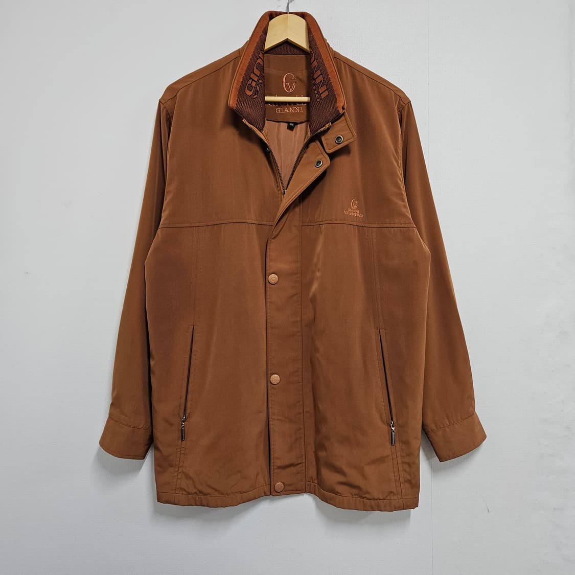 105 지아니 발렌티노 빈티지 사파리 자켓 다크오렌지 상품이미지2