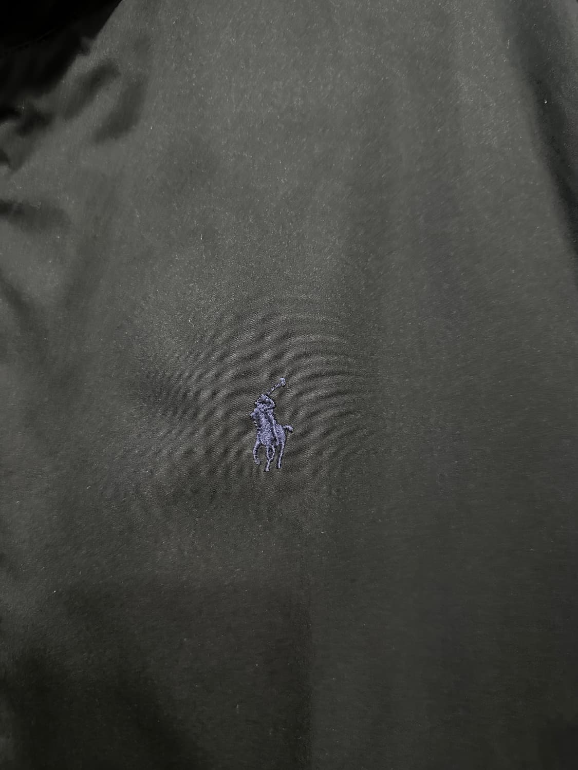 폴로 기모 스윙톱 바람막이 블랙 105 상품이미지3