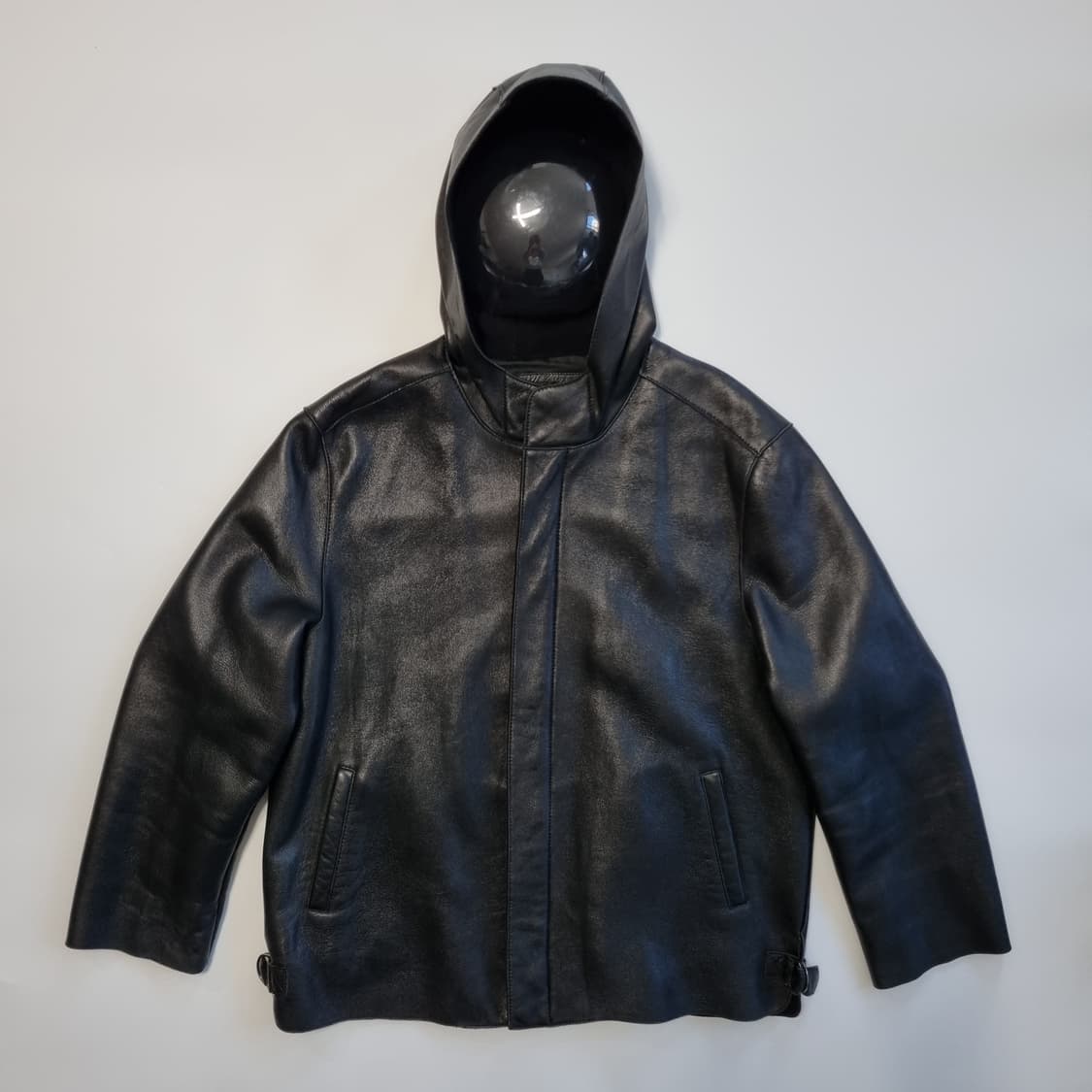 LEE 레더 후드자켓 상품이미지1