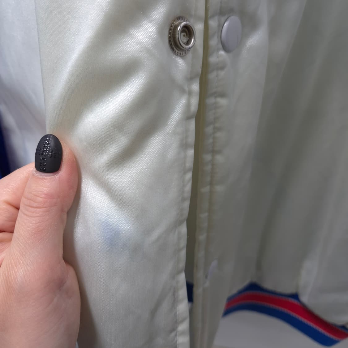 NBA 필라델피아 세븐티식서스 하드우드 클래식 사틴 바시티 자켓 L 상품이미지9