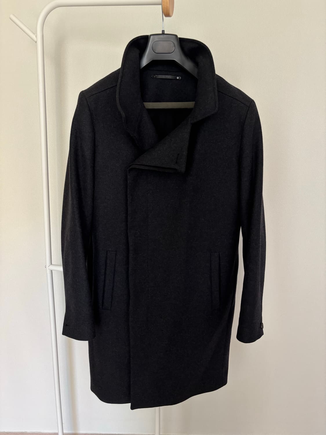 올세인츠 남성 이탈리아 울 코트 / L 사이즈~105/ 차콜 상품이미지1