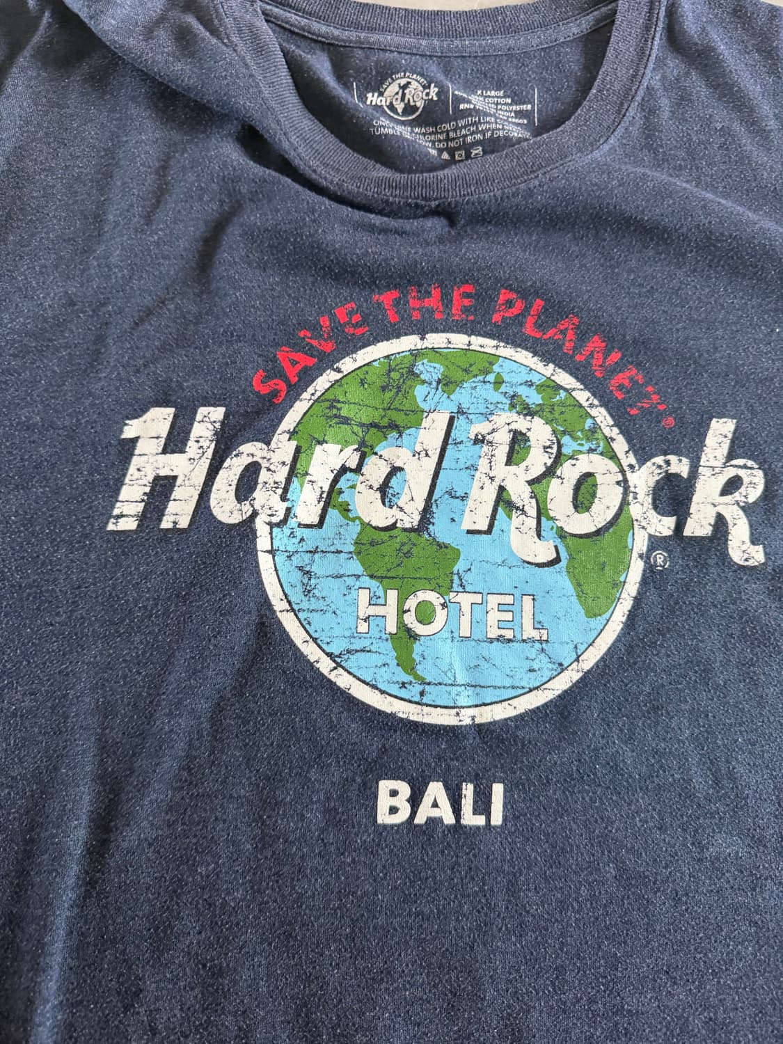 하드락카페 발리 네이비 반팔 XL (hard rock cafe) 상품이미지3