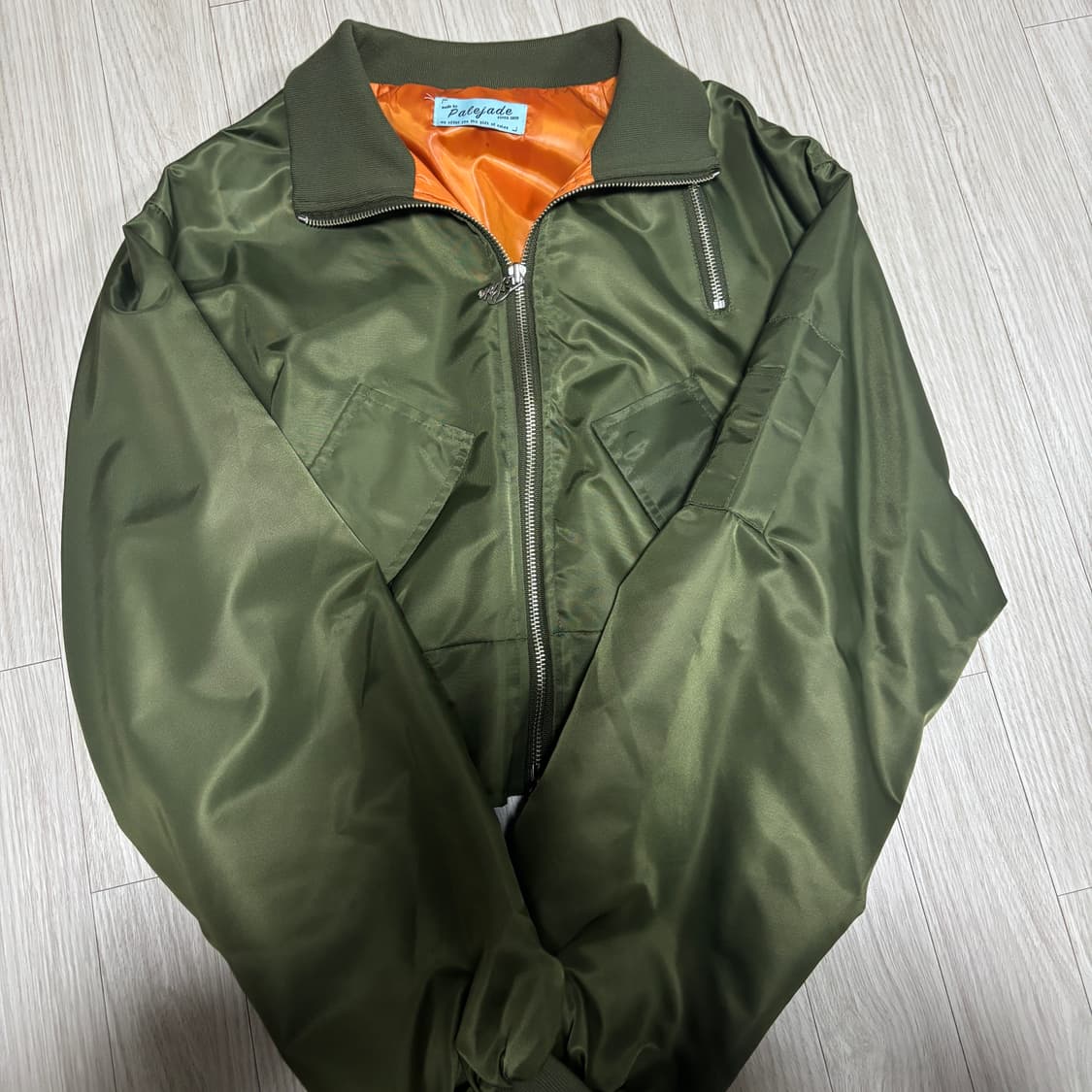 페일제이드 봄버 자켓 카키 항공점퍼 상품이미지7