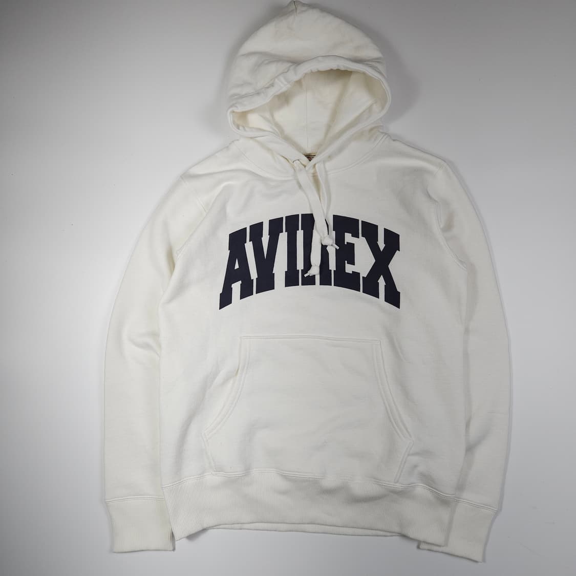 아비렉스 화이트 후드티  상품이미지1