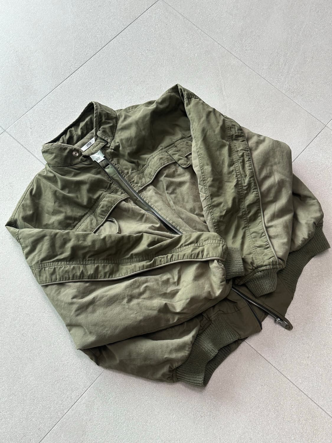 ETCE Vintage washed 봄버자켓 상품이미지1