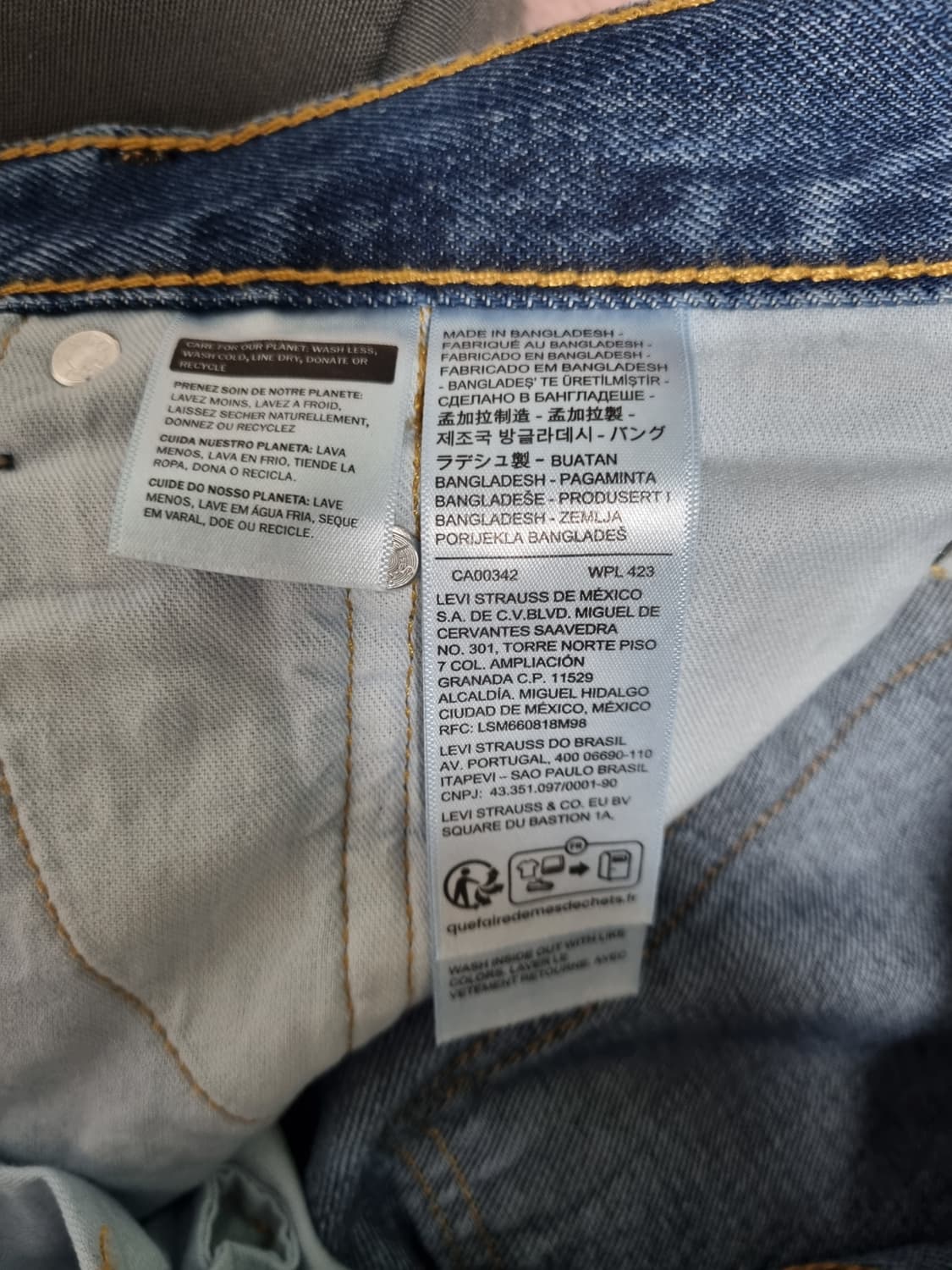 리바이스 517 4891 중청 부츠컷 플레어진 33 30 상품이미지7