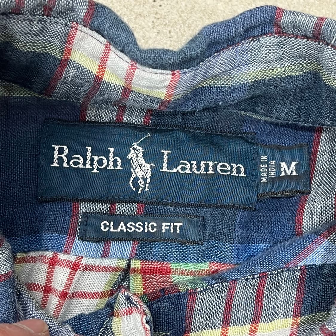 폴로 랄프로렌 린넨 체크셔츠 s09889 상품이미지5