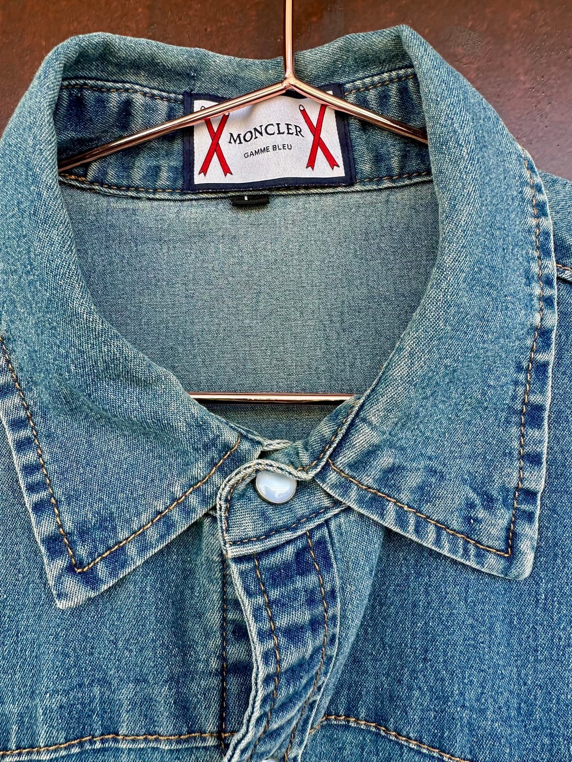 Moncler Gamme Bleu 데님 셔츠 상품이미지3