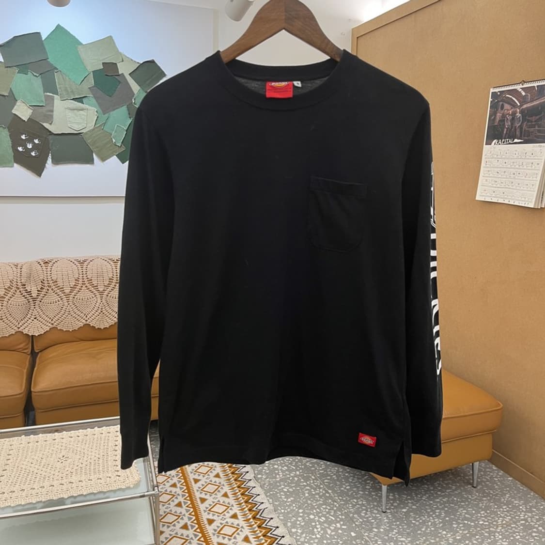 디키즈 빈티지 스트릿 힙합 슬리브로고 롱슬리브 S C10549 상품이미지3