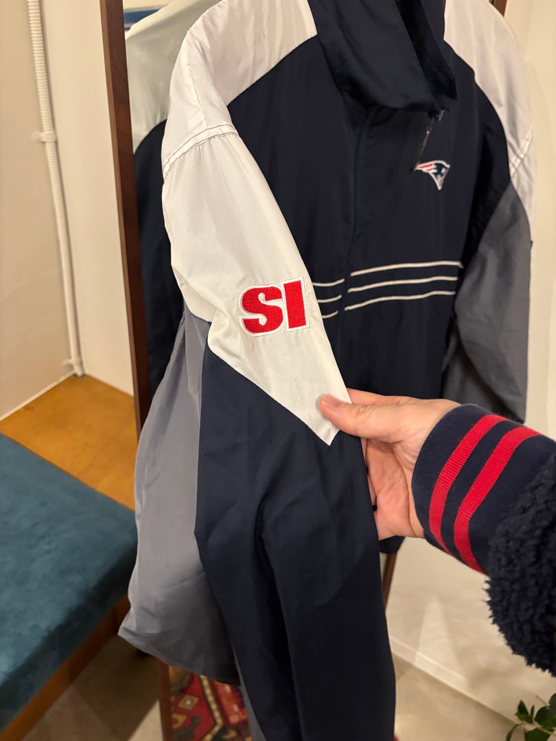 NFL 뉴잉글랜드 패트리어츠 바람막이 자켓 상품이미지7