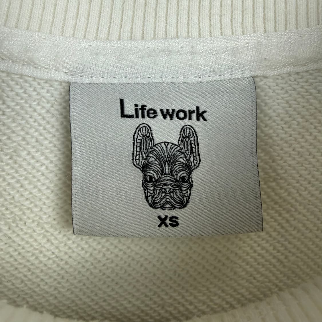(XS) 라이프워크 그래픽 맨투맨 화이트 상품이미지3